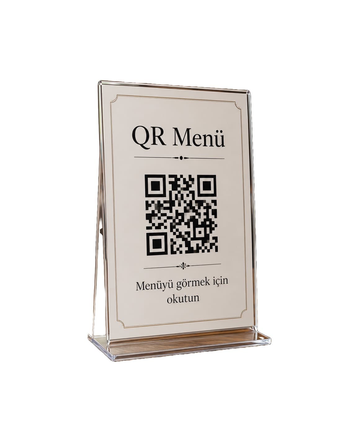 Klasik QR stant ürün görseli